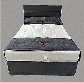 Edinburgh Ortho Damask 2 Drawer Divan Set + Headboard